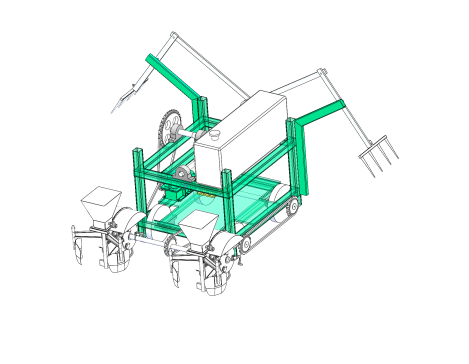J315-小型自走式开沟施肥机设计含三维solidworks模型3D建模+CAD图纸+说明书