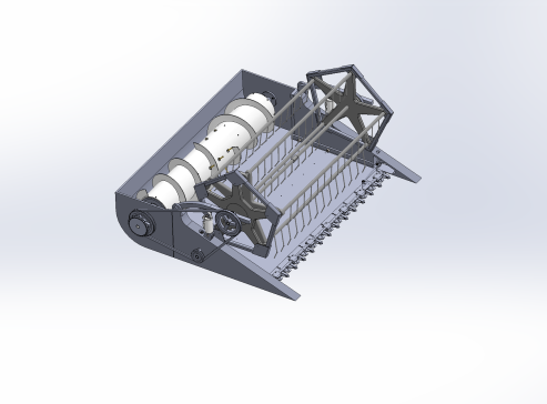 J321-谷物联合收获机割台三维设计含三维solidworks模型+CAD图纸