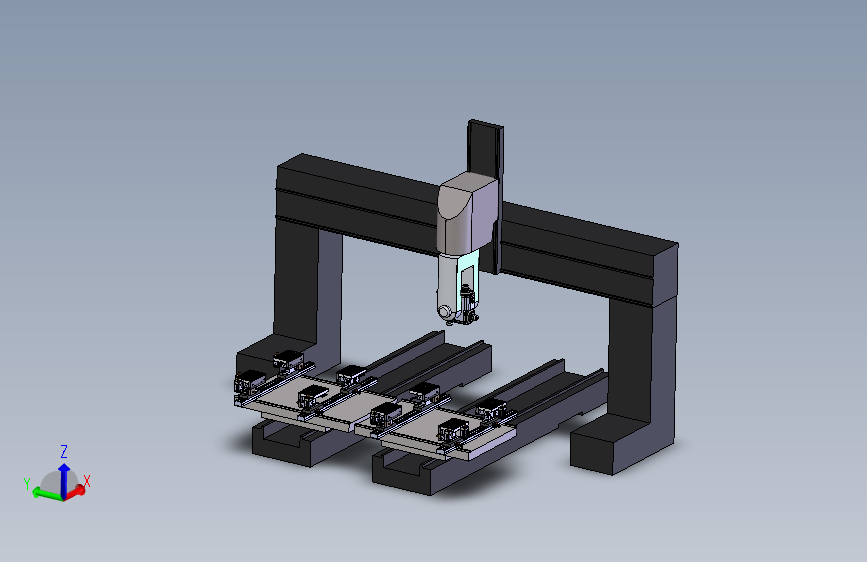CNC 五轴 主视图