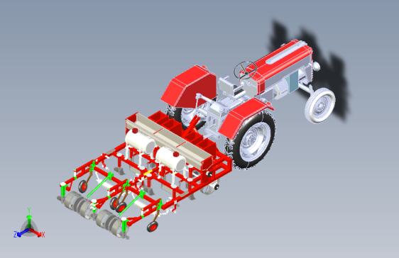基于SolidWorks耕地播种机的结构设计