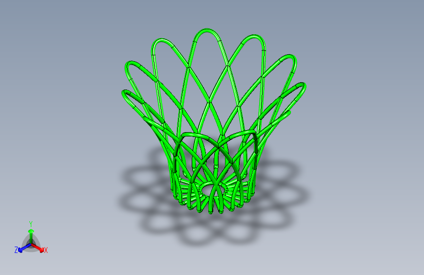 Solidworks_ 篮子 (3) 主视图