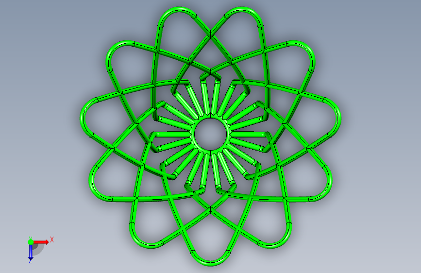 Solidworks_ 篮子 (3) 俯视图