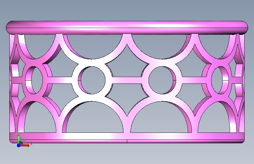 Solidworks_ 篮子 正面视图