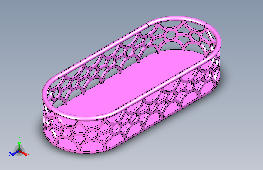 Solidworks_ 篮子 主视图
