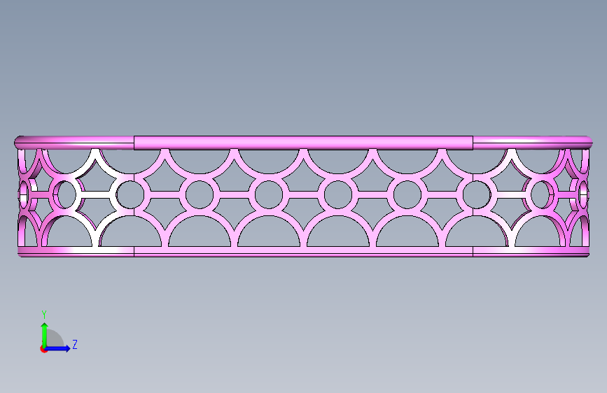 Solidworks_ 篮子 左侧视图