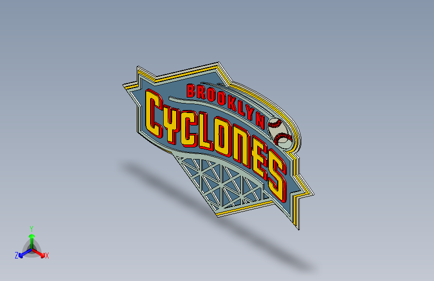 布鲁克林 Cyclones 标志