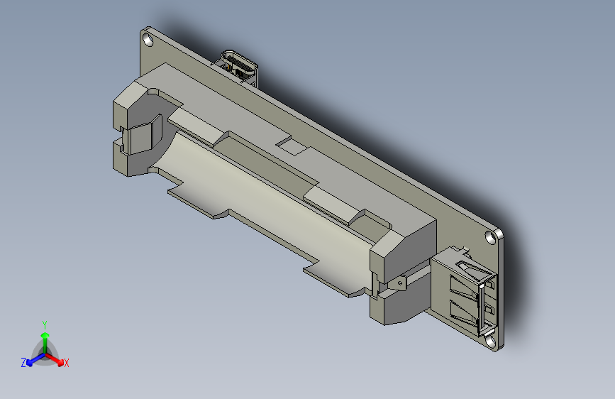 18650 电池座 PCB USB