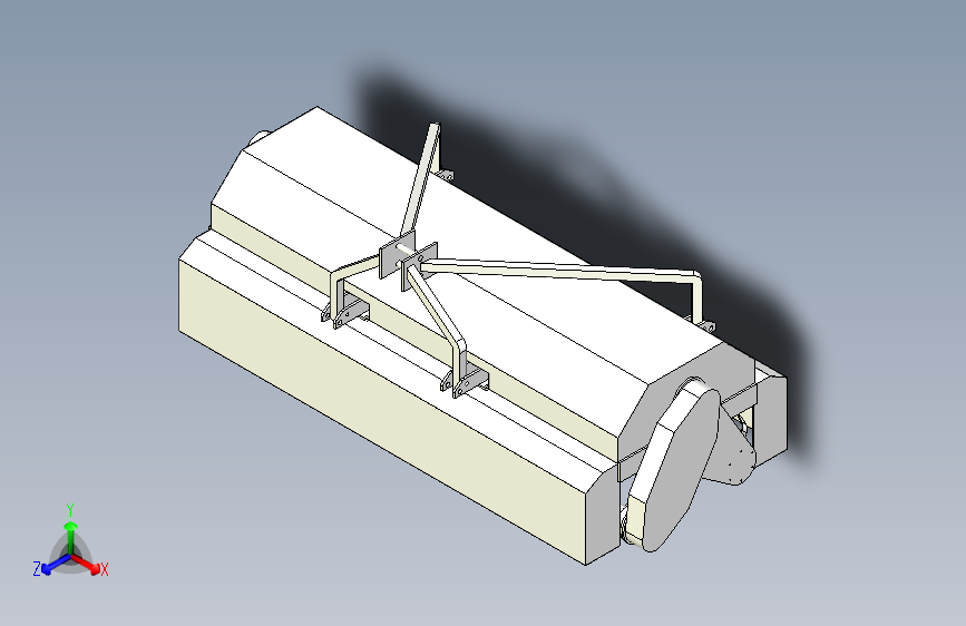 双轴灭茬旋耕机设计含CAD图纸+solidworks三维模型+说明农业机械