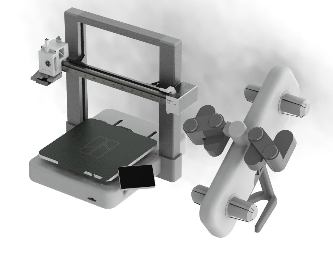 Bambu Lab A1 组合 3D 打印机 + AMS 模块