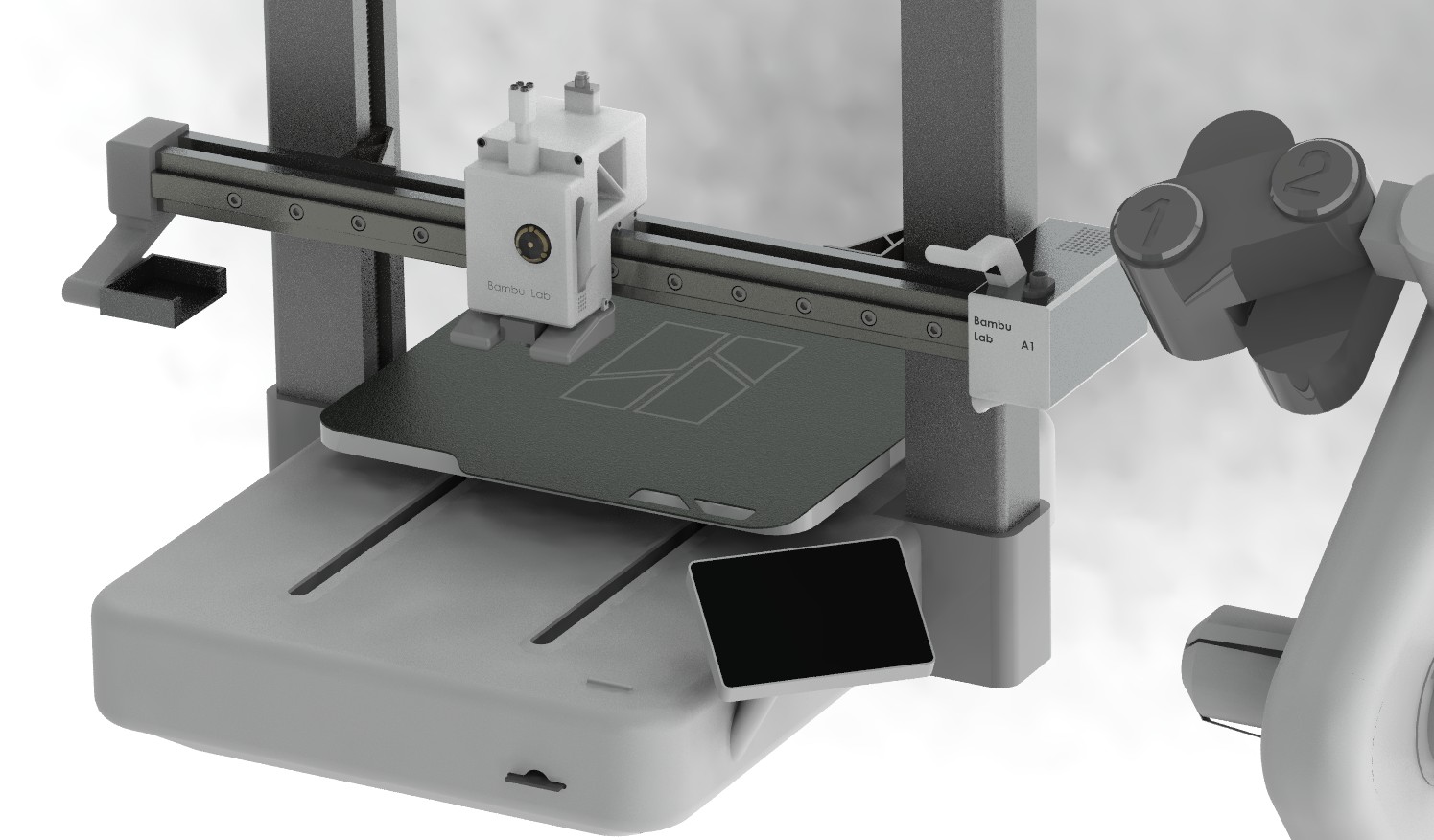 Bambu Lab A1 组合 3D 打印机 + AMS 模块