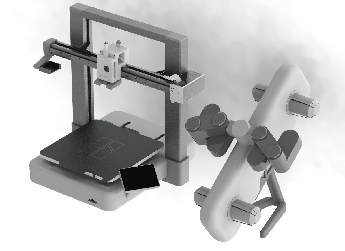 Bambu Lab A1 组合 3D 打印机 + AMS 模块