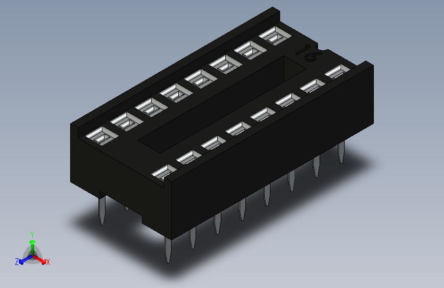 16 引脚 IC 插座