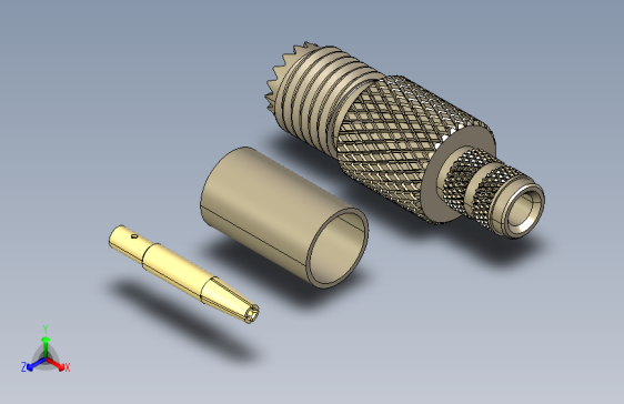 Amphenol mini-UHF 2.5 GHz Jack Connector