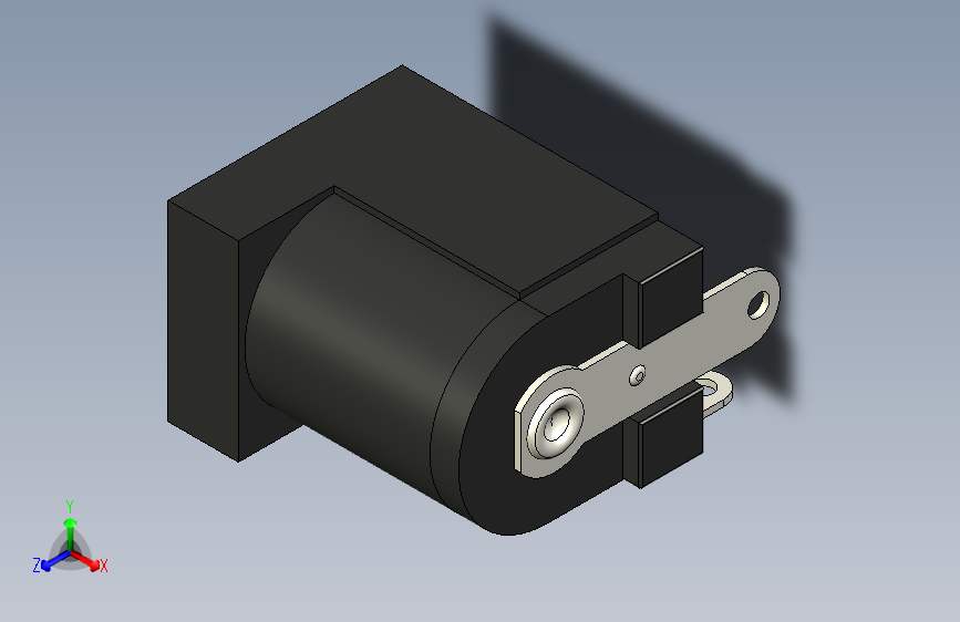 Arduino DC 2.1mm 线轴用于 KiCAD