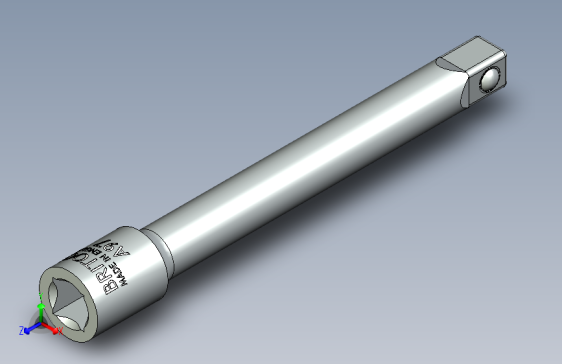 Britool A97 127mm 套筒延长杆 3_8_ 驱动