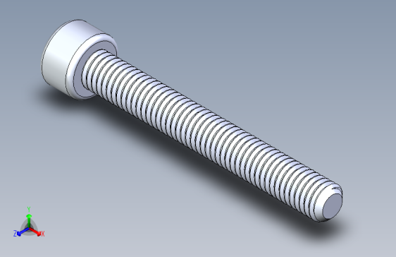 ISO 4762 M8 螺钉建模及教程