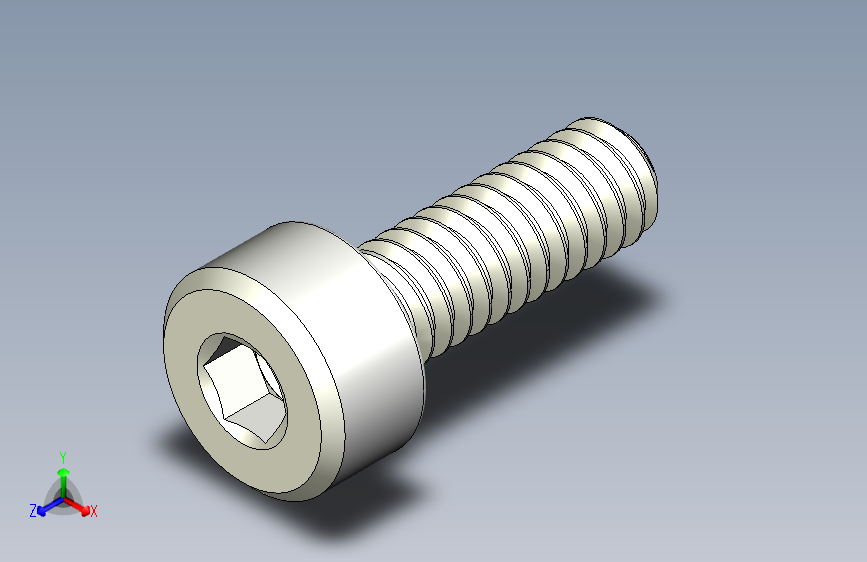 M2x6mm 六角内六角螺丝