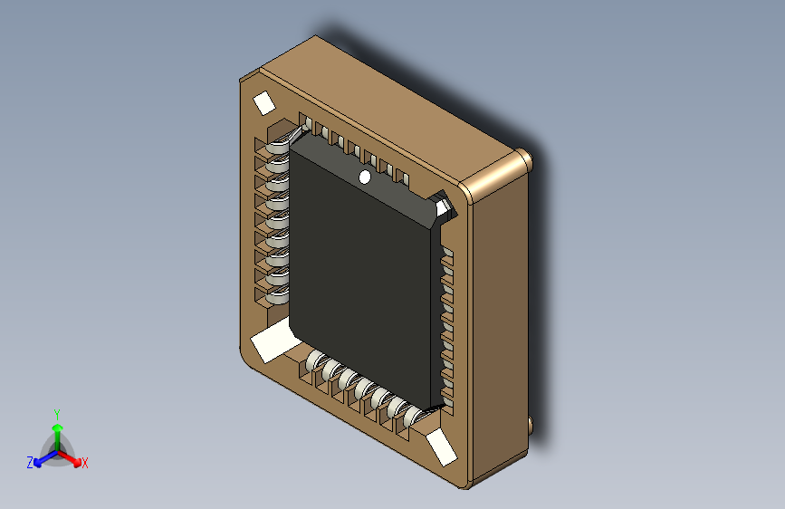 PLCC32 IC on PLCC Socket SMT Type