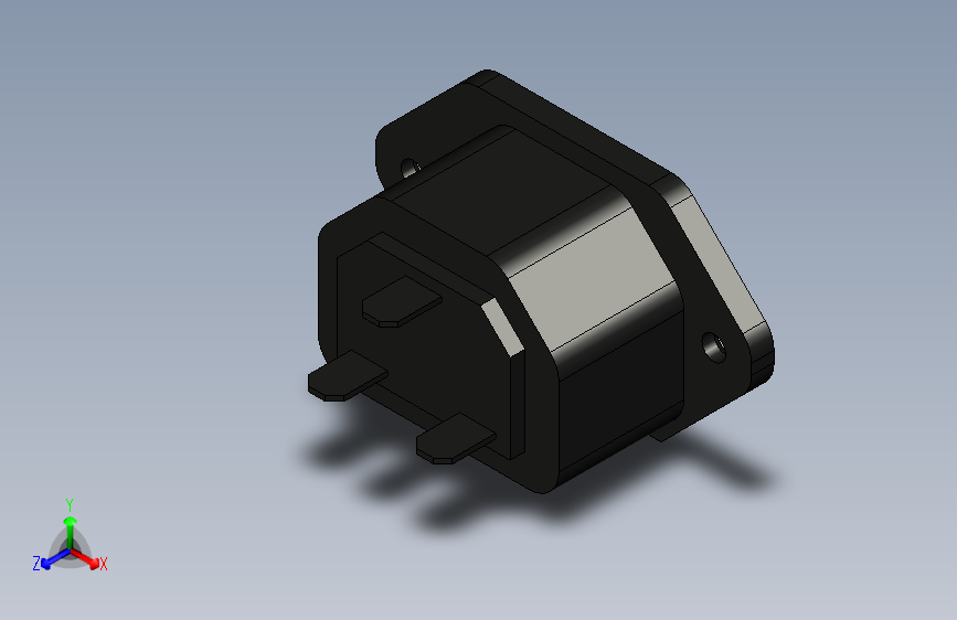 QUALTEK_710W-00-02 交流面板安装插座