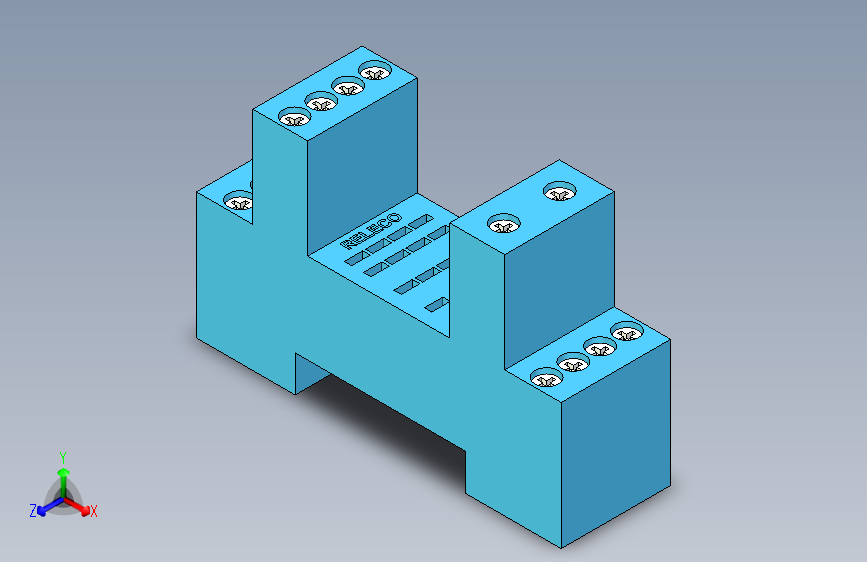 Releco 4极 250V 6A 插座