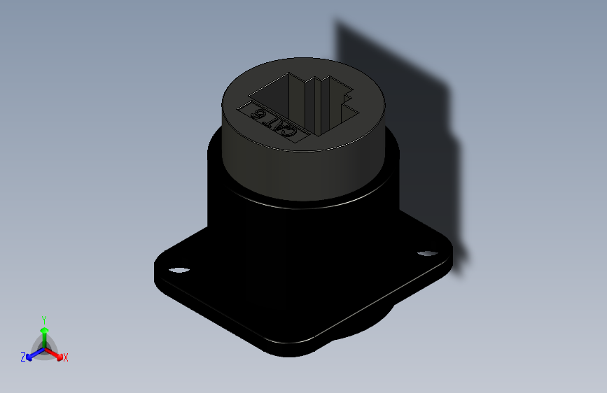 RJ45 CAT6 D 型面板插座 (插孔)