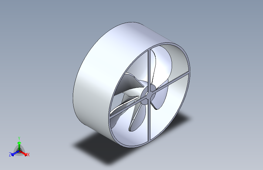 螺旋桨3D风扇