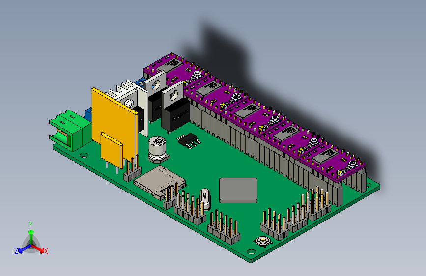 熔融沉积建模3D打印机组件