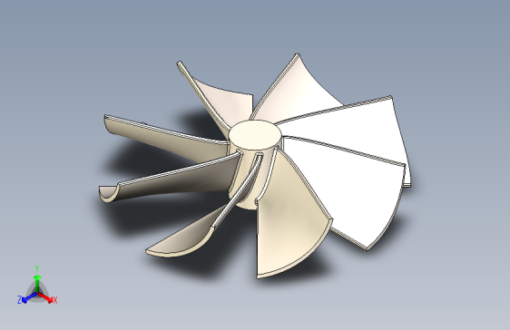 有限元分析 - SolidWorks - 风扇