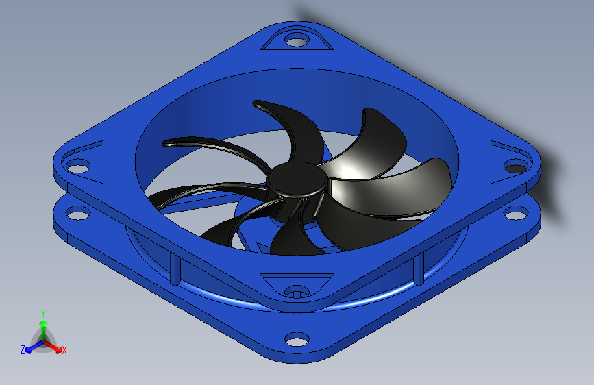 在SolidWorks中设计CPU风扇