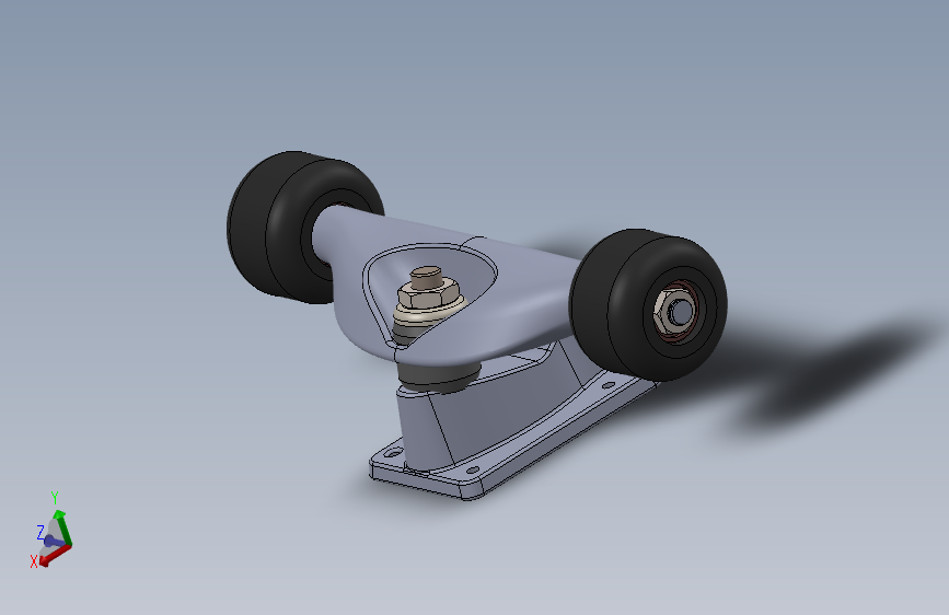 滑板3D模型