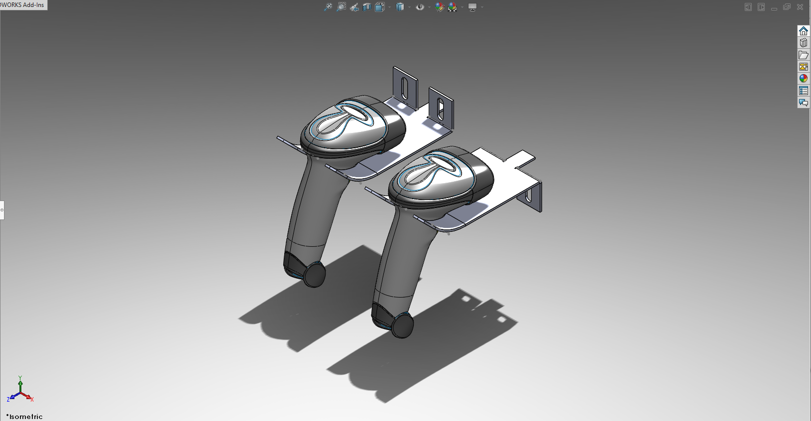 简易支架条形码扫描仪