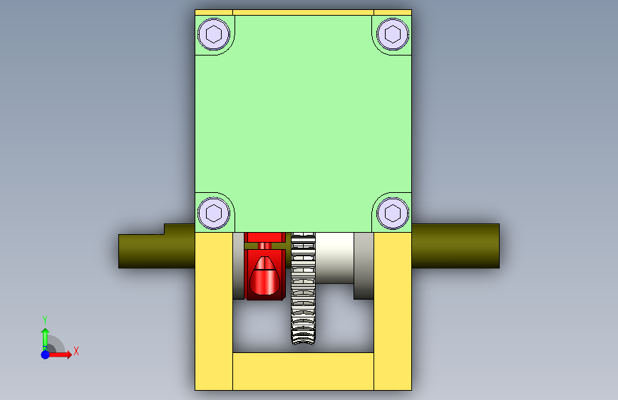 蜗轮 CAD