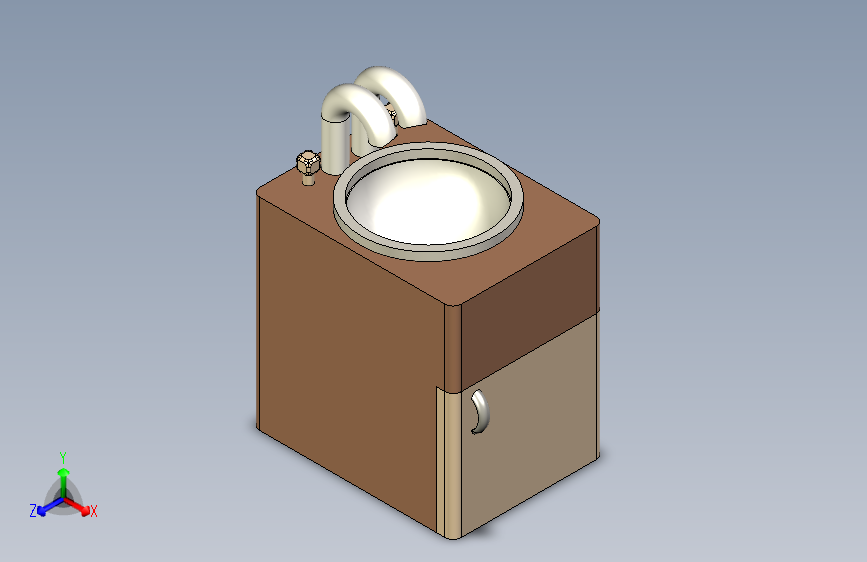 浴室必需品（浴缸、马桶和带镜子的洗脸盆）