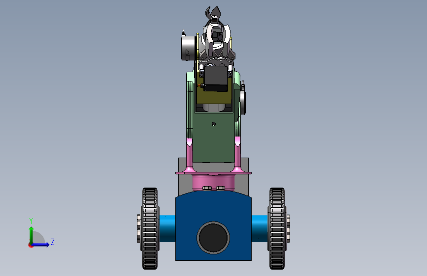 彩椒采摘双臂机器人三维设计含三维solidworks建模+CAD图纸