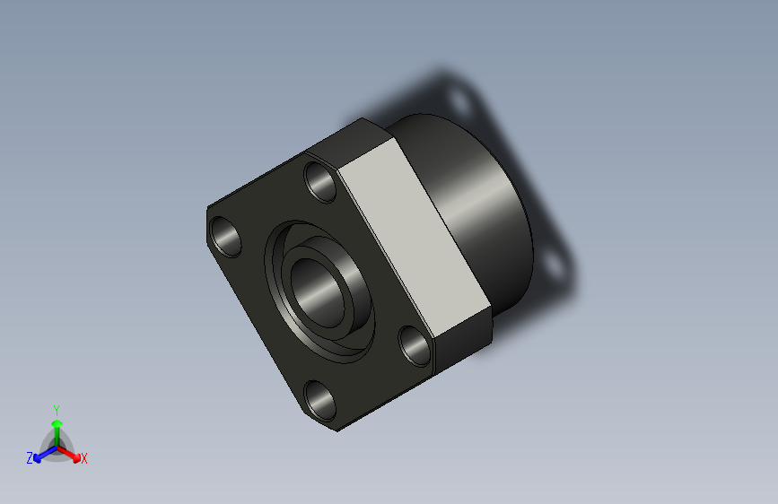 FK 20滚珠丝杆支撑端面
