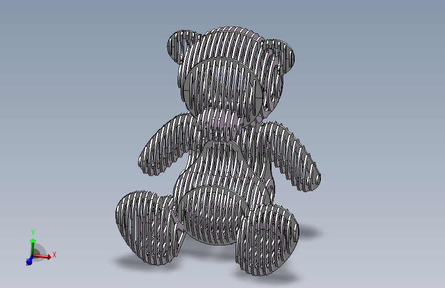 泰迪熊3D拼图
