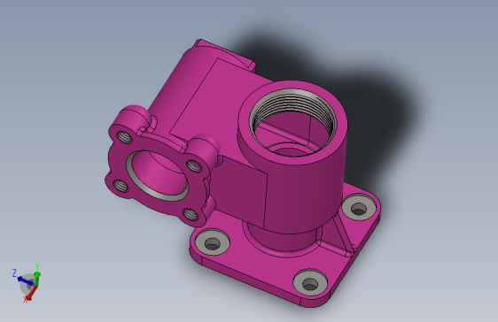 阀体在Solidworks中.SLDPRT