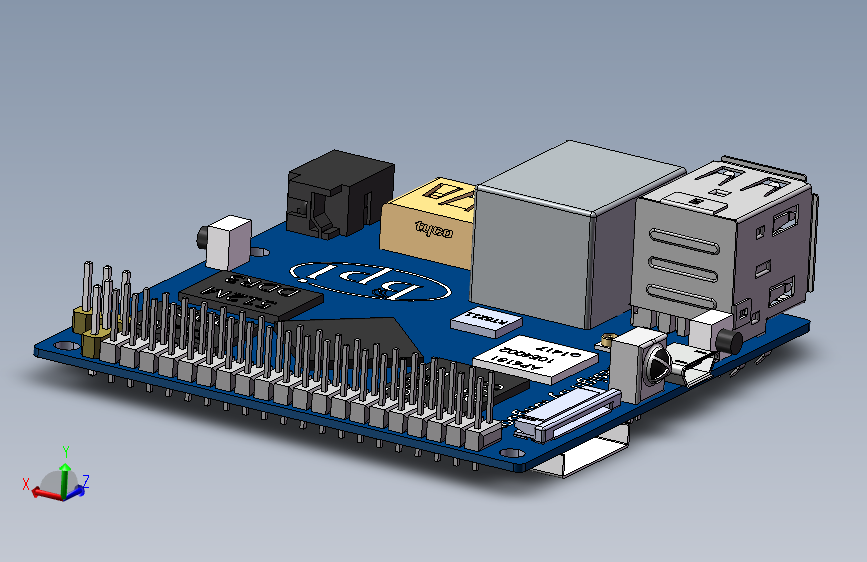 香蕉 pi m2 加 3d
