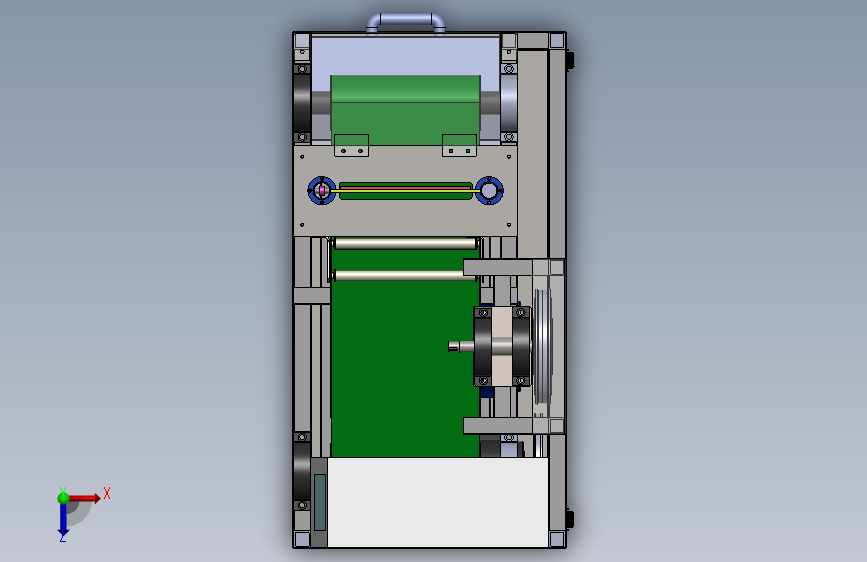 果蔬切削一体机_SOLIDWORKS 2016_模型图纸下载 – 懒石网