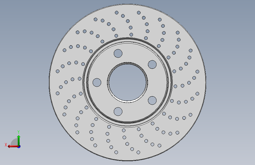 制动盘_SOLIDWORKS 2012_模型图纸下载 – 懒石网