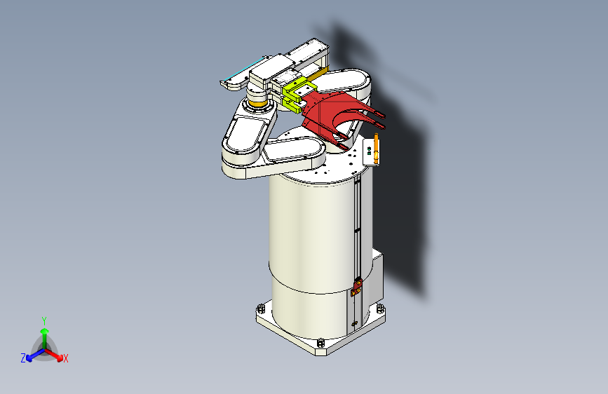 robot arm磁盘用机械臂 STP格式