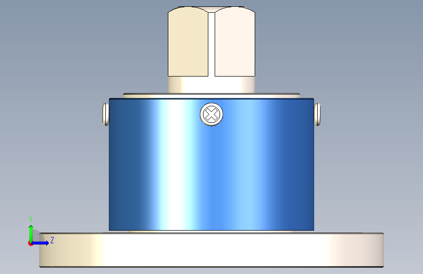 3_4_ Square torque sensor reaction torque transducer FT04 左侧视图