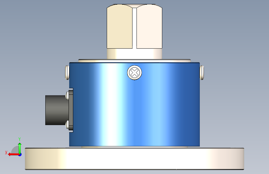 3_4_ Square torque sensor reaction torque transducer FT04 背面视图