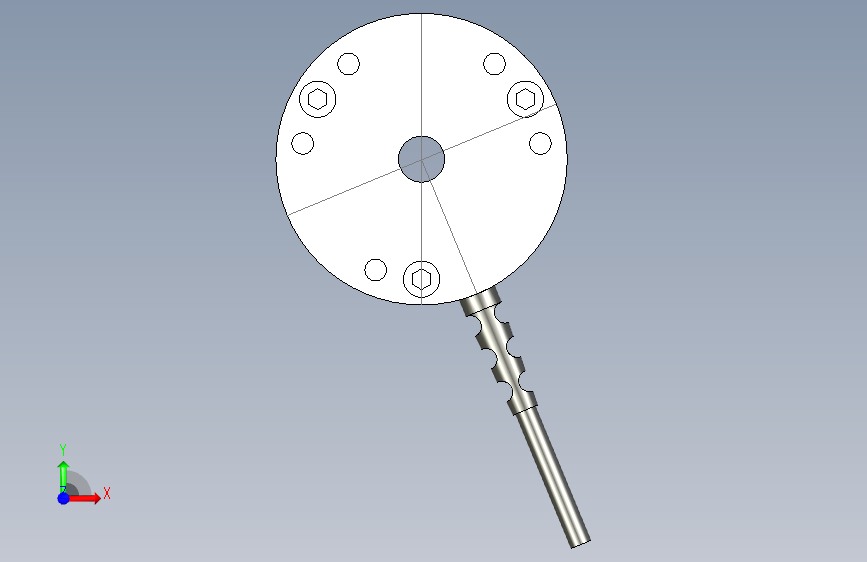 Ati Mini-40 F_T sensor 正面视图
