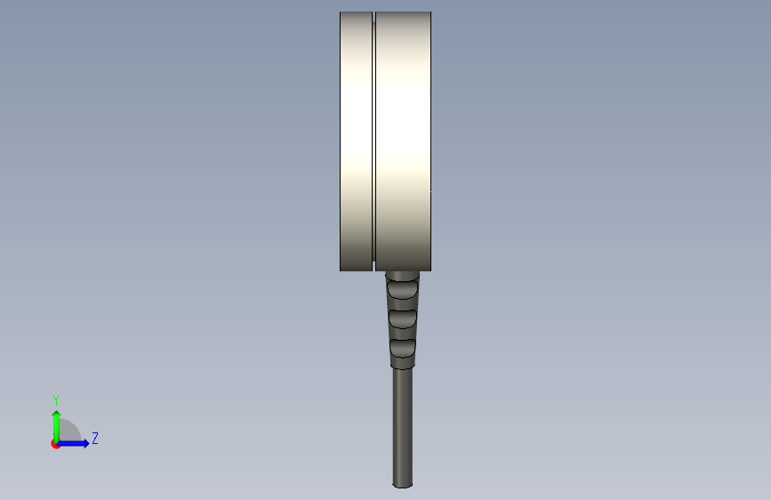 Ati Mini-40 F_T sensor 左侧视图