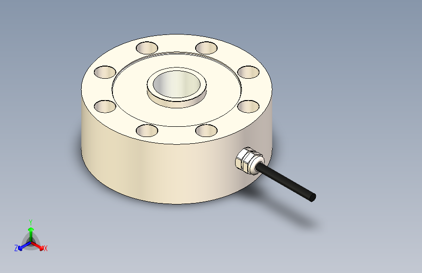 Compression Load Cell 10 ton 20 ton 25 ton Pancake loadcell Sensor With M32 threaded hole