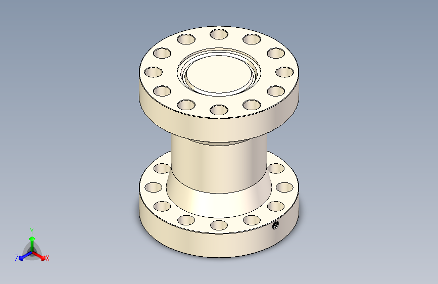 Flange Type Compression Load Cell Force Sensor 1500kN 2000kN 2500kN