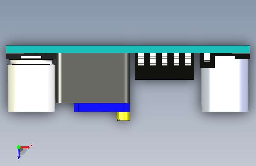 LM2596-ADJ 低电压调节器 俯视图