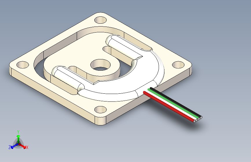 Low Profile Compression Load Cell 50kg Thin Force Sensor 500N