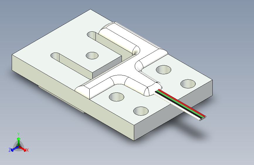 Low Profile Planar Beam Load Cell 300kg Compression force sesnor 3kN